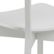 Jedálenská stolička Roxby (SET 2 ks), biela - 9