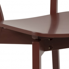 Jedálenská stolička Roxby (SET 2 ks), terakotová - 2