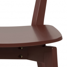 Jedálenská stolička Roxby (SET 2 ks), terakotová - 3