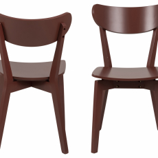Jedálenská stolička Roxby (SET 2 ks), terakotová - 5
