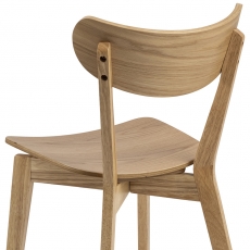 Jedálenská stolička Roxby (SET 2ks), dub - 5