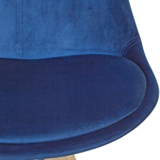 Jedálenská stolička Ruby (súprava 2 ks), modrá - 7