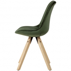 Jedálenská stolička Ruby (súprava 2 ks), zelená - 4
