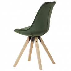 Jedálenská stolička Ruby (súprava 2 ks), zelená - 5