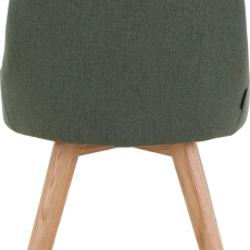 Jedálenská stolička Rudi, textil, zelená - 4