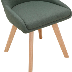 Jedálenská stolička Rudi, textil, zelená - 6