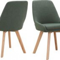 Jedálenská stolička Rudy (SET 2 ks), zelená - 2