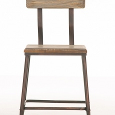 Jedálenská stolička s bronzovou podnožou King (Súprava 2 ks) - 2