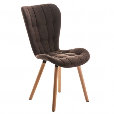 Jedálenská stolička s drevenou podnožou Adele (SET 2 ks) - 2