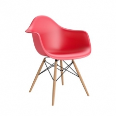 Jedálenská stolička s drevenou podnožou Blom - 6