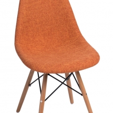 Jedálenská stolička s drevenou podnožou Desire čalúnená - 1