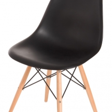 Jedálenská stolička s drevenou podnožou Desire - 6