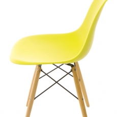 Jedálenská stolička s drevenou podnožou Desire - 8