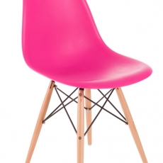 Jedálenská stolička s drevenou podnožou Desire - 10