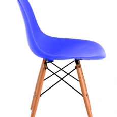 Jedálenská stolička s drevenou podnožou Desire - 14