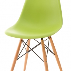Jedálenská stolička s drevenou podnožou Desire - 17