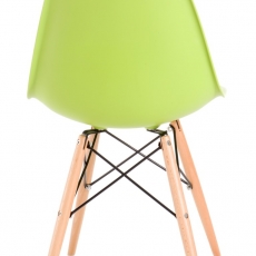 Jedálenská stolička s drevenou podnožou Desire - 19