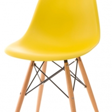 Jedálenská stolička s drevenou podnožou Desire - 18