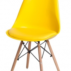 Jedálenská stolička s drevenou podnožou Norby - 2