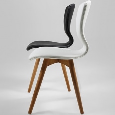 Jedálenská stolička s drevenými nohami Greta (SET 2 ks) - 7