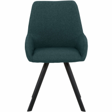 Jedálenská stolička Salem (SADA 2 ks), tkanina, tmavo zelená - 2