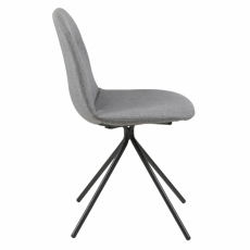 Jedálenská stolička Scarlet (súprava 2 ks), sivá - 3