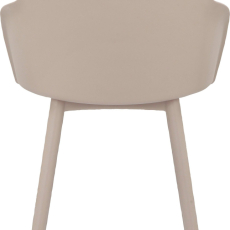 Jedálenská stolička Seiko (SET 2ks) plast, béžová - 5