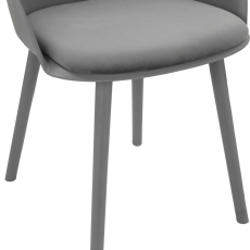 Jedálenská stolička Seiko (SET 2ks) plast, šedá - 7