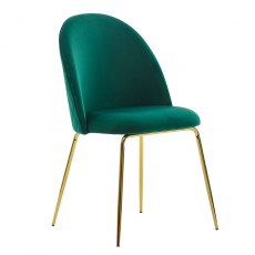 Jedálenská stolička Selen (SET 2 ks), zelená - 1