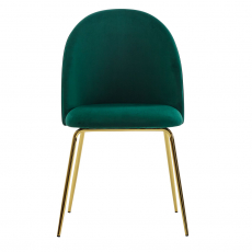 Jedálenská stolička Selen (SET 2 ks), zelená - 4