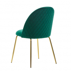 Jedálenská stolička Selen (SET 2 ks), zelená - 7