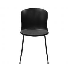 Jedálenská stolička Serena (SET 2 ks), čierna/sivá - 2
