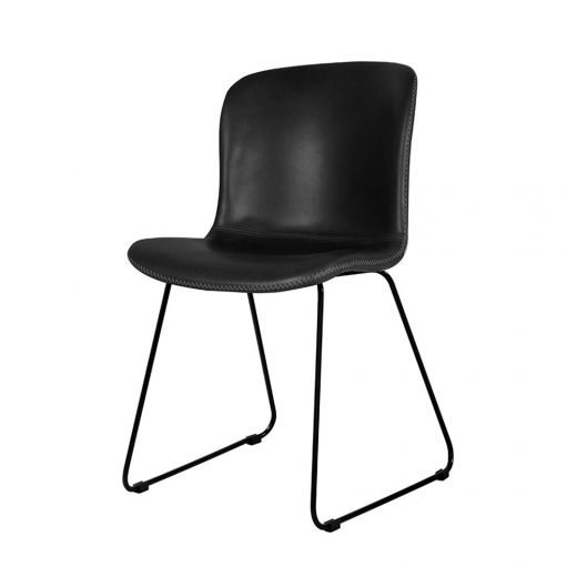 Jedálenská stolička Serena (SET 2 ks), vintage čierna - 1