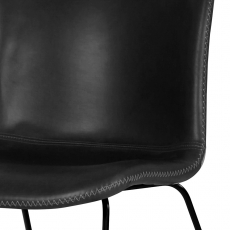 Jedálenská stolička Serena (SET 2 ks), vintage čierna - 2