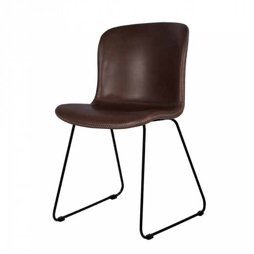Jedálenská stolička Serena (SET 2 ks), vintage hnedá - 1