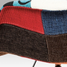 Jedálenská stolička Shae patchwork (súprava 2 ks), farebná - 10