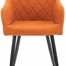 Jedálenská stolička Shila, textil, oranžová - 2