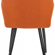 Jedálenská stolička Shila, textil, oranžová - 4