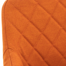 Jedálenská stolička Shila, textil, oranžová - 5