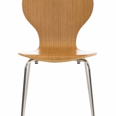 Jedálenská stolička Siena, prírodné drevo - 2