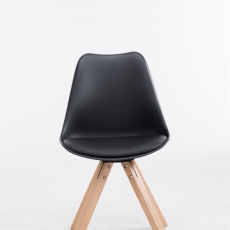 Jedálenská stolička Sileta, čierna - 2