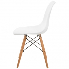 Jedálenská stolička Simply, biela - 2