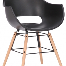 Jedálenská stolička Skien, čierna - 1