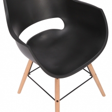 Jedálenská stolička Skien, čierna - 5