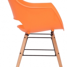 Jedálenská stolička Skien, oranžová - 3
