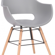 Jedálenská stolička Skien, šedá - 1