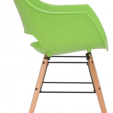 Jedálenská stolička Skien, zelená - 3
