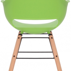 Jedálenská stolička Skien, zelená - 4