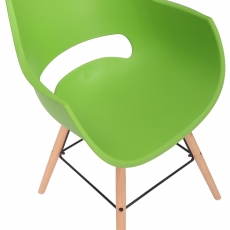 Jedálenská stolička Skien, zelená - 5