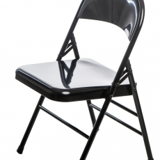 Jedálenská stolička skladacia Cortis, čierna - 1